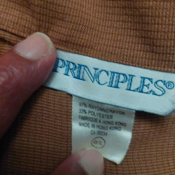 Vintage* Principles Sleeveless Blouse/Shirt - Picture 5 of 7